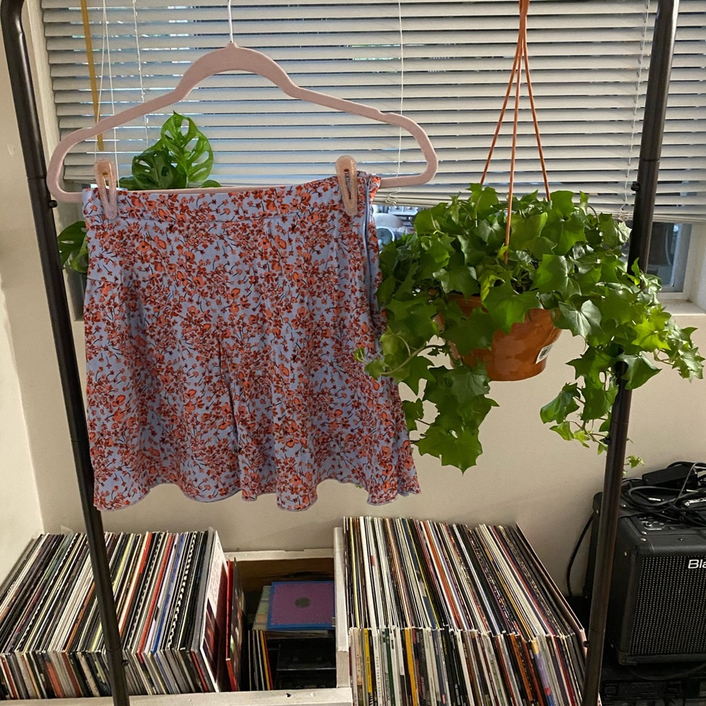 Floral Chiffon Skirt